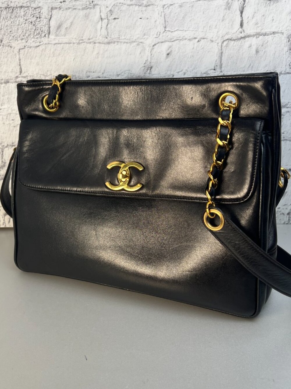 Chanel CC Flap Shopping Tote (1994) - Picture 2 of 5